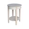 International Concepts Rectangle Phillips Accent Table Includes Drawer, 21 W, 21 L, 28 in H, Wood, Unfinished OT-2128 - alternate 10